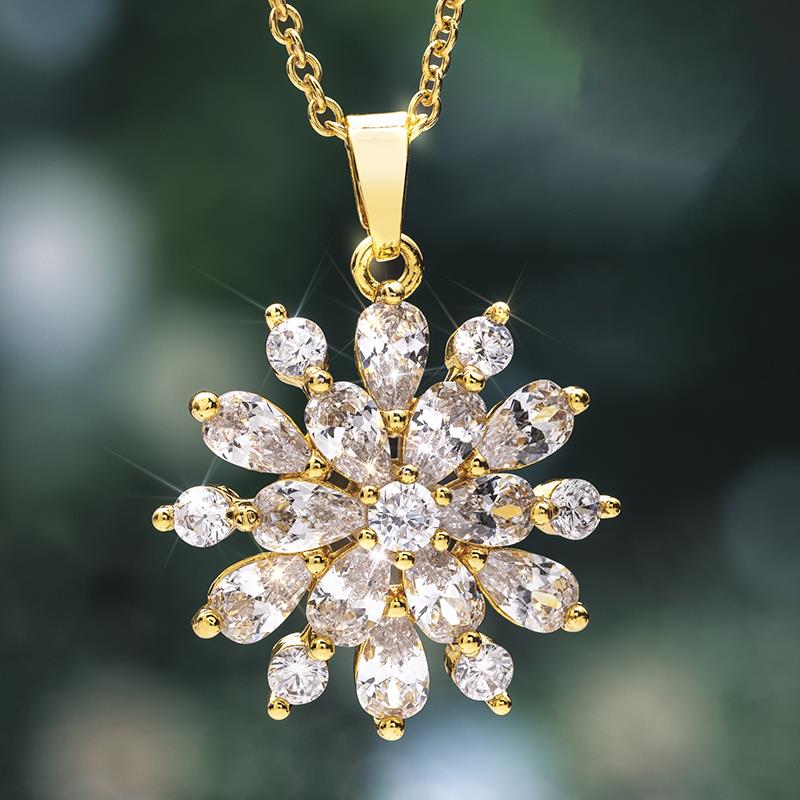 Silent Night Snowflake Pendant